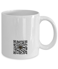 Limited Edition Citizen Avatar Sir Lucas IchthusCoin 11 oz White Inspirational Novelty Coffee Mug with QR Code and 100 BONUS IchthusCoin Digital Gold Tokens with Corporate Digital Dashboard and Wallet Account ($75 Value)