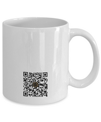 Limited Edition Citizen Avatar Sir Myles IchthusCoin 11 oz White Inspirational Novelty Coffee Mug with QR Code and 100 BONUS IchthusCoin Digital Gold Tokens with Corporate Digital Dashboard and Wallet Account ($75 Value)