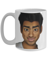 Limited Edition Governor Avatar Adam IchthusCoin 15 oz White Inspirational Novelty Coffee Mug with QR Code and 153 BONUS IchthusCoin Digital Gold Tokens with Corporate Digital Dashboard and Wallet Account ($95 Value)
