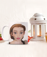 Limited Edition Citizen Avatar Lady Holly IchthusCoin 11 oz White Inspirational Novelty Coffee Mug with QR Code and 100 BONUS IchthusCoin Digital Gold Tokens with Corporate Digital Dashboard and Wallet Account ($75 Value)