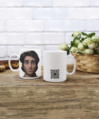 Limited Edition Citizen Avatar Sir William IchthusCoin 15 oz White Inspirational Novelty Coffee Mug with Passport QR Code and 50 BONUS IchthusCoin Digital Gold Rewards