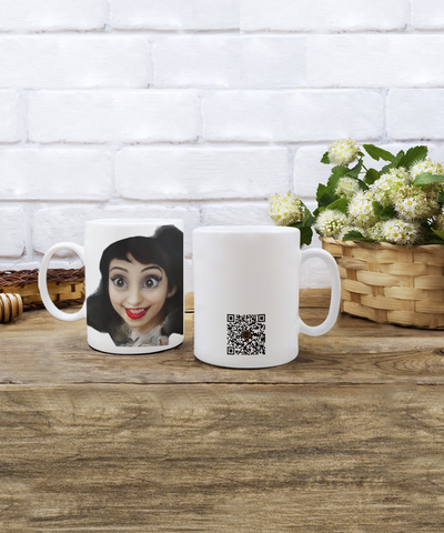 Limited Edition Citizen Avatar Lady Kate IchthusCoin 15 oz White Inspirational Novelty Coffee Mug with Passport QR Code and 50 BONUS IchthusCoin Digital Gold Rewards